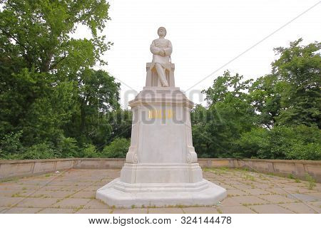 Berlin Germany - June 8, 2019: Helmuth Graf Von Moltke Monument Berlin Germany