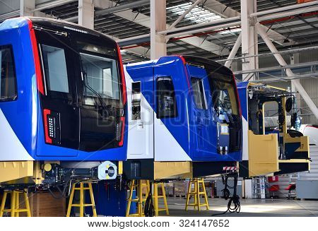 Belarus, 08, Jun, 2019 - Rail Car Assembly Plant 