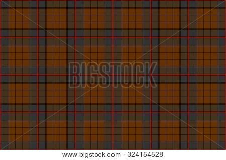 Ulster Tartan. Seamless Rectangle Pattern For Fabric, Kilts, Skirts, Plaids