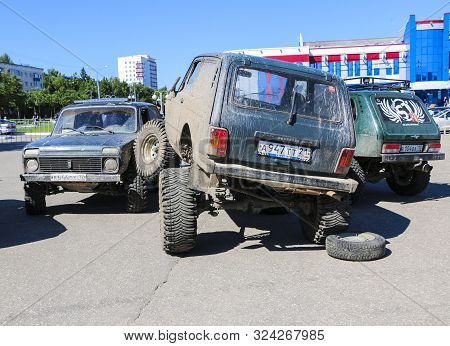 Yoshkar-ola, Russia, June 02, 2019: Auto And Motorcycle Exhibition - Festival - Yo Summit 2019 - Aut