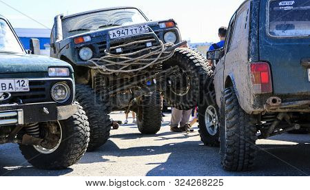 Yoshkar-ola, Russia, June 02, 2019: Auto And Motorcycle Exhibition - Festival - Yo Summit 2019 - Aut