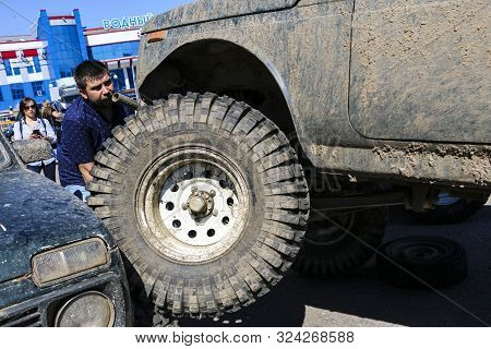 Yoshkar-ola, Russia, June 02, 2019: Auto And Motorcycle Exhibition - Festival - Yo Summit 2019 - Aut