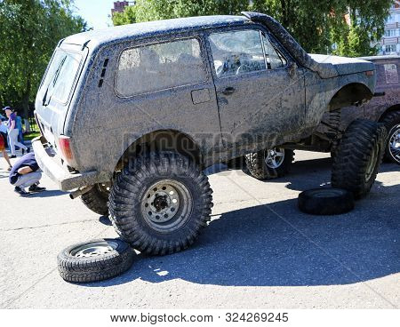 Yoshkar-ola, Russia, June 02, 2019: Auto And Motorcycle Exhibition - Festival - Yo Summit 2019 - Aut