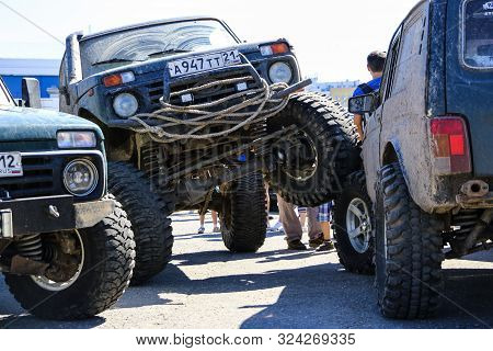 Yoshkar-ola, Russia, June 02, 2019: Auto And Motorcycle Exhibition - Festival - Yo Summit 2019 - Aut