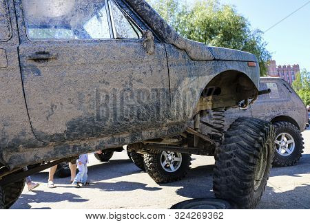 Yoshkar-ola, Russia, June 02, 2019: Auto And Motorcycle Exhibition - Festival - Yo Summit 2019 - Aut