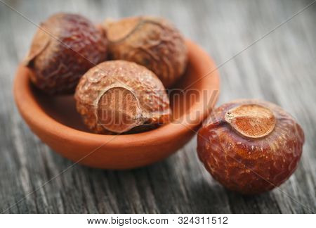 Sapindus Mukorossi Or Indian Soapberry Used In Many Pharmacological And Cleansing Purposes
