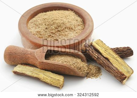 Liquorice Stick And Ground In A Scoop