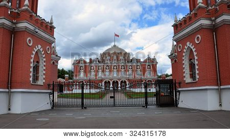 Petrovsky Travelling Palace, Neoghotic Red Bricked Architecture With Ogival Windows.