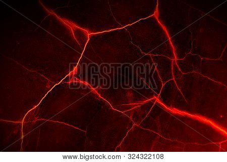 Volcanic Infernal Hot Molten Lava. Magma Floating Somewhere