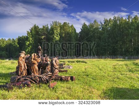 6 July 2019 Russia, Sverdlovsk Region, Nizhny Tagil. Construction Of The Cultural And Tourist Center