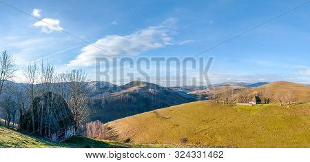 Small Traditional Houses In Apuseni Mountains, Romania
