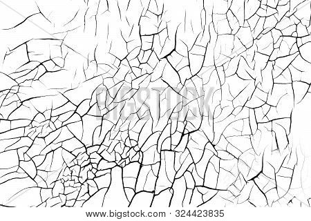 Abstract Background, Black And White Vintage Texture.