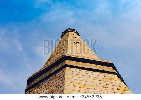 A Nice Lighthouse In Ke Ga, Binh Thuan, Viet Nam. Royalty High-quality Stock Image Of Building And L