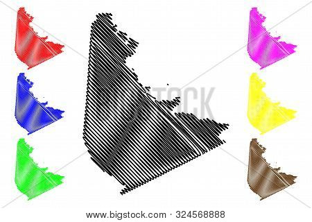 San Jacinto County, Texas (counties In Texas, United States Of America,usa, U.s., Us) Map Vector Ill
