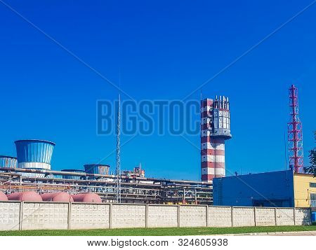Chemical Plant. These Are Workshops For The Production Of: Ammonia, Methanol, Mineral Fertilizers, U