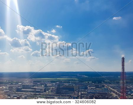 Chemical Plant. These Are Workshops For The Production Of: Ammonia, Methanol, Mineral Fertilizers, U