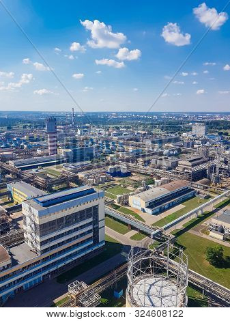 Chemical Plant. These Are Workshops For The Production Of: Ammonia, Methanol, Mineral Fertilizers, U