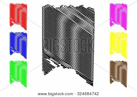 Titus County, Texas (counties In Texas, United States Of America,usa, U.s., Us) Map Vector Illustrat