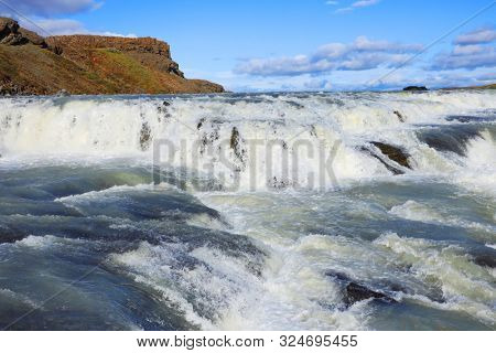 Gullfoss Waterfall in Iceland, Europe