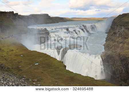 Gullfoss Waterfall in Iceland, Europe