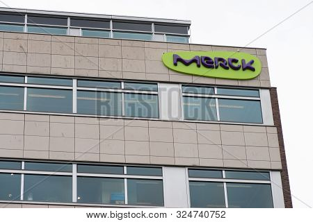 Schiphol-rijk, Netherlands, 09/27/2019, Merck, A Leading Science And Technology Company In Healthcar