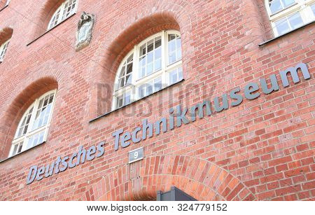 Berlin Germany - June 9, 2019: Deutsches Technikmuseum German Museum Of Technology Berlin Germany