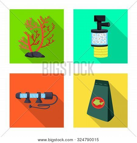 Vector Design Of Natural And Hobby Symbol. Set Of Natural And Interior Stock Symbol For Web.