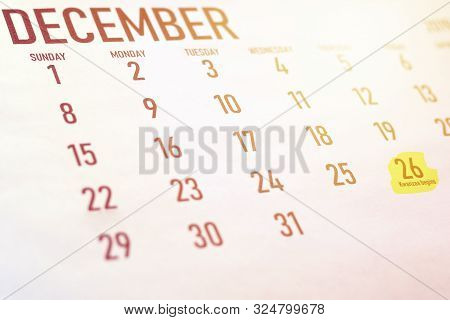 December Calendar With Kwanza Holiday -tradition That Is Based On The First Harvest Celebrations In 