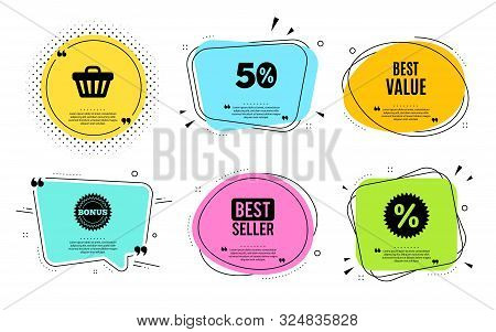Best Value. Best Seller, Quote Text. Special Offer Sale Sign. Advertising Discounts Symbol. Quotatio
