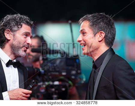 Gael Garcia Bernal, Leonardo Sbaraglia walks the red carpet ahead of the 