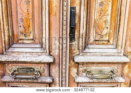 Old Door Backgroundb Architecture Architectural Wooden Pattern