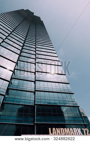 Hanoi, Vietnam - October 14, 2018: A View Of The Landmark 72 Tower, One Of The Highst Skyscrapers In