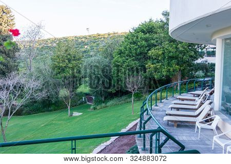 Famous Carmel Forest Resort In The Galillee, Israek