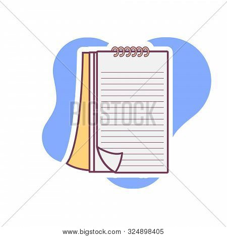 Notebooks, Notepads, Memo Pads, Planners, Organizers Vector Illustration
