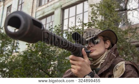 September 30, 2018, Ukraine Kiev: Contemporary Pop Culture Festival. Comic Con. Coslpey Is A Charact