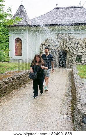 Hellbrunn Castle And Trick Gardens