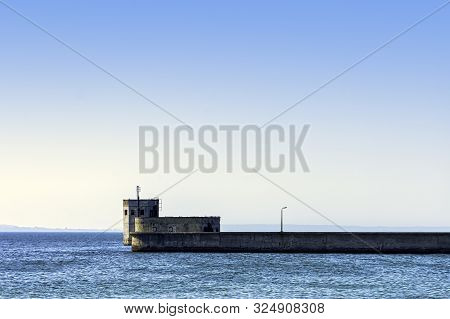 Hel, Pomerania, Poland - August 27: Entrance To The Port Of Hel On August 27, 2019 In Hel, Pomerania