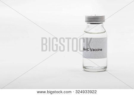 Medical Concept Showing Medical A Medical Vial Reading Menc Vaccine