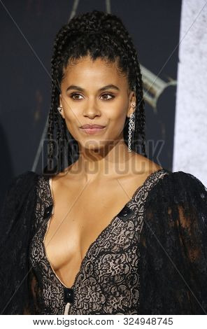Zazie Beetz at the Los Angeles premiere of 'Joker' held at the TCL Chinese Theatre IMAX in Hollywood, USA on September 28, 2019.