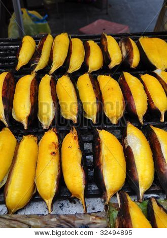 Banana alla griglia