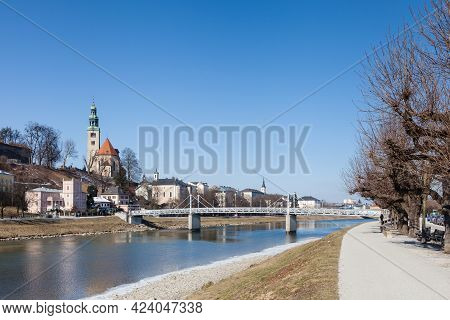 Salzburg, Austria - February 25:  A View Of The 