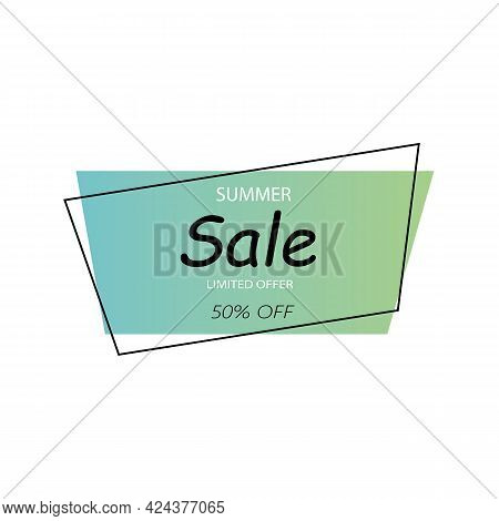 Percentage Discount Banner Icon.10 20 30 40 50 60 70 80 90 Percent Sale. Vector Illustration Eps 10