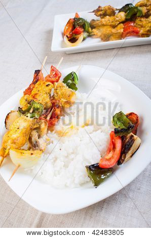 brochette de poulet