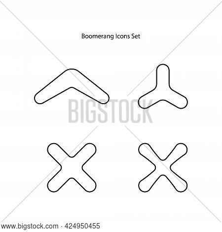 Boomerang Icon Isolated On White Background. Australian Boomerang Icon Trendy And Modern Australian 