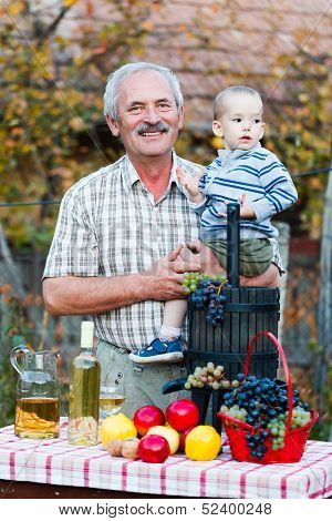 Grandfather Smiling