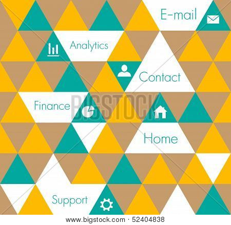 Geometric design template