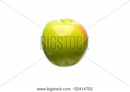 Green Apple On Isolated White Background
