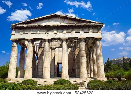 Ancient Agora At Athens, Greece