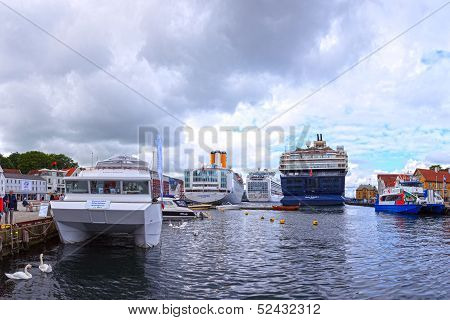 Port Of Stavanger, Norway.