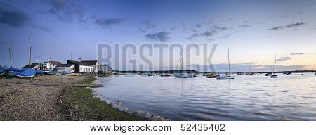 Dusk At Mudeford Quay